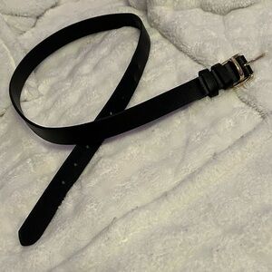 Basic Black Belt with Gold Buckle